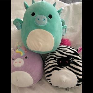 Squishmallows Set of 3 5" Stuff Animals
